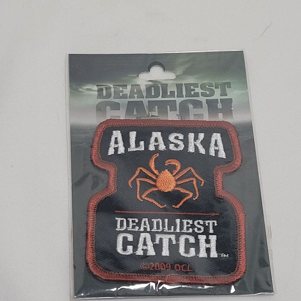 Deadliest Catch Alaska Crab Patch Iron One 2009 New Discovery Channel Sealed New